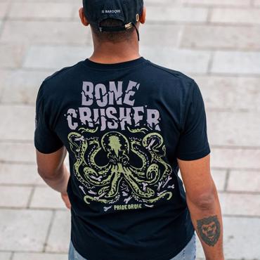 PRiDEorDiE bone crusher T-Shirt -black